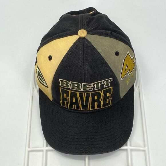 Drew Pearson Green Bay Packers Brett Favre Pinwheel Snapback Hat (H19) - Picture 5 of 8
